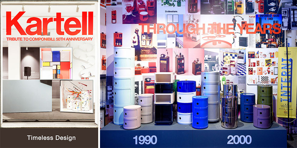 Anniversaire 50 ans de Componibili Kartell