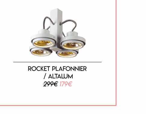 rocket plafonnier