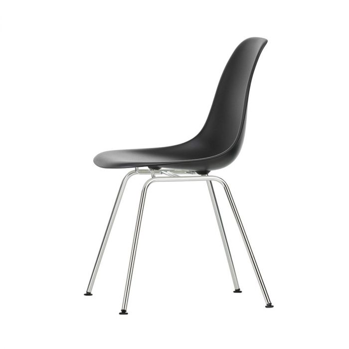 Eames Chaise DSX Pied Chromé / Coque Noir Profond (Outlet)