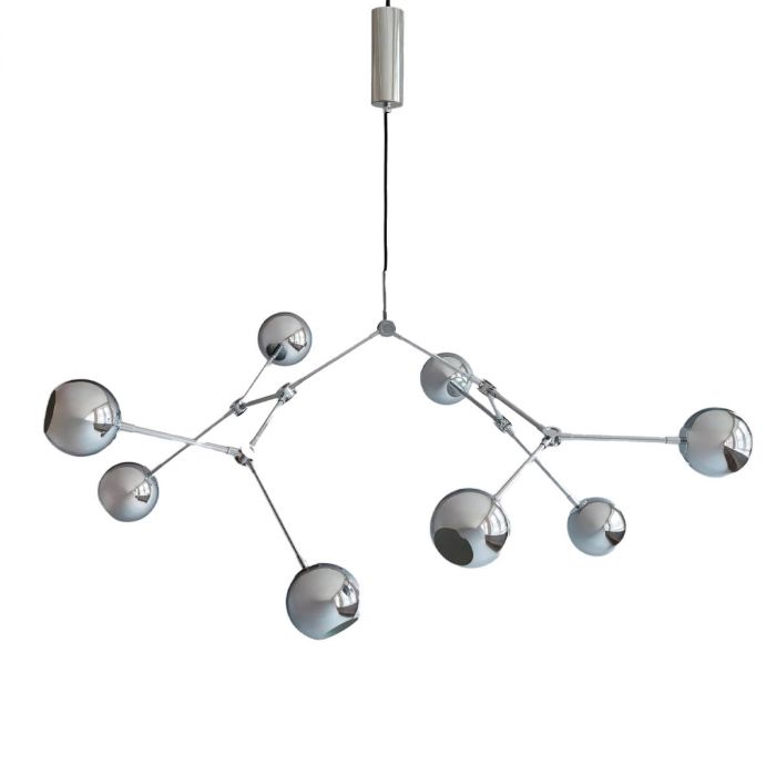 Drop chandelier globe