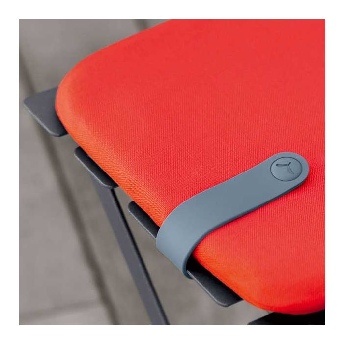 Galette de chaise Color Mix tissu vert / 41 x 38 cm - Fermob