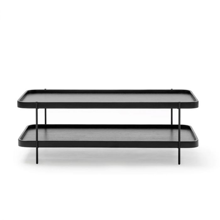 Hum table basse rectangulaire - Noir (Outlet)