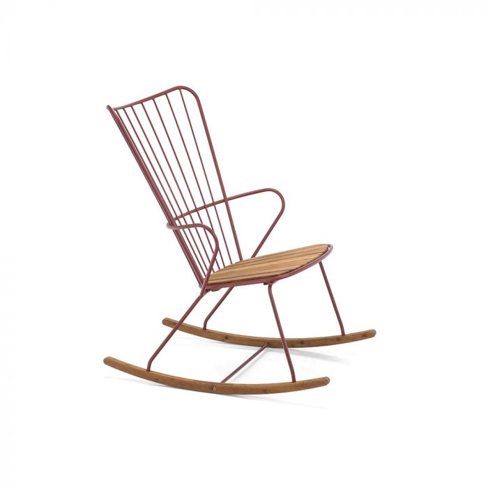 Rocking chair Paon - Paprika