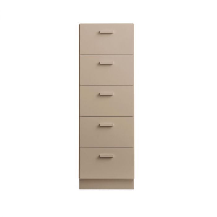 Relief Chest of drawers, tall with plinth