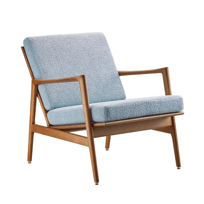 Stefan Lounge chair - Tissu bouclé