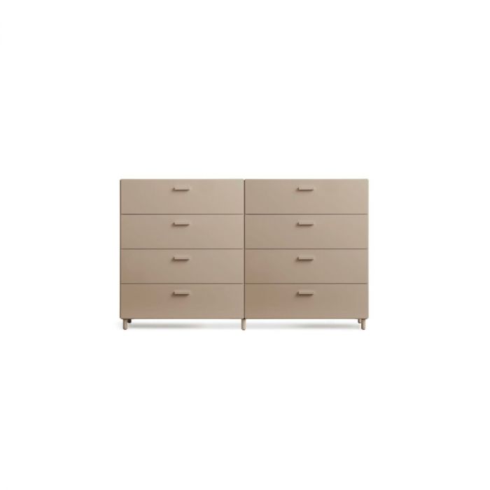 Two wide Relief drawers with legs