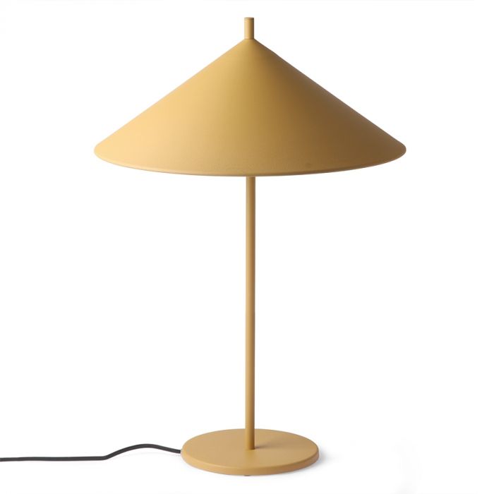 Metal Triangle table lamp L Matt - Ocre