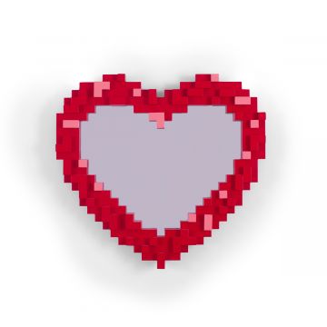 Pixel mirror - Heart