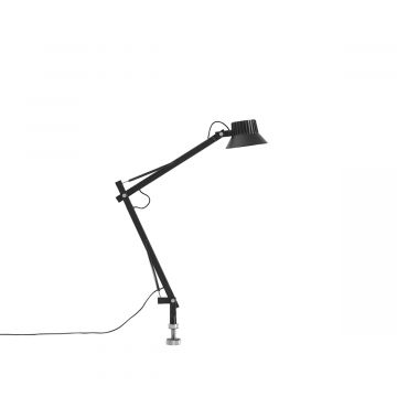 Dedicate lampe de table avec étau noir