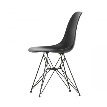 Eames chaise DSR - Noir Profond / Noir (Outlet)