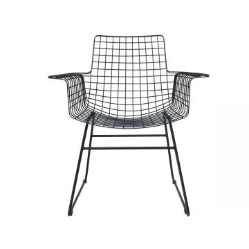 Wire Metal Armchair - Noir (Outlet)