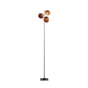 Lampadaire Lederam F3 - Cuivre/Noir (Outlet)