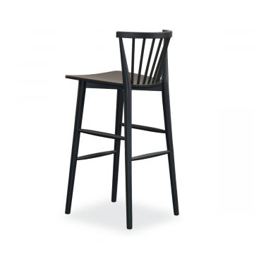 Oslo Tabouret de bar 75 cm - Noir (Outlet)