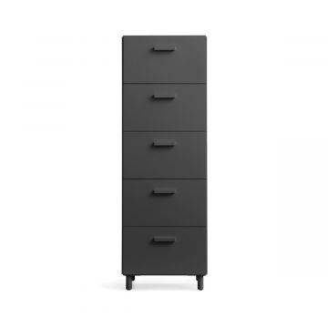 Relief Chest of drawers, tall with legs