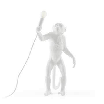 The Monkey Lamp Standing blanc - Indoor