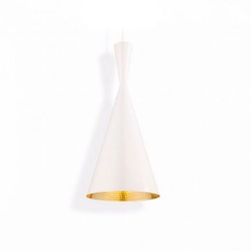 Suspension Beat Light Tall - Blanc/ Laiton (Outlet)