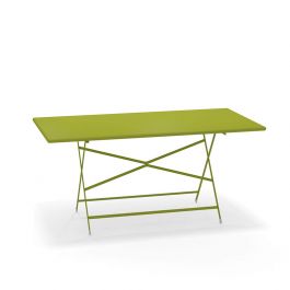 Table pliante Arc en Ciel métal gris / 160 x 80 cm - Emu