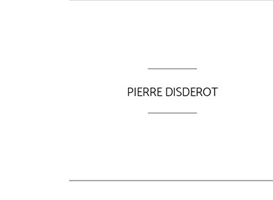 PIERRE DISDEROT